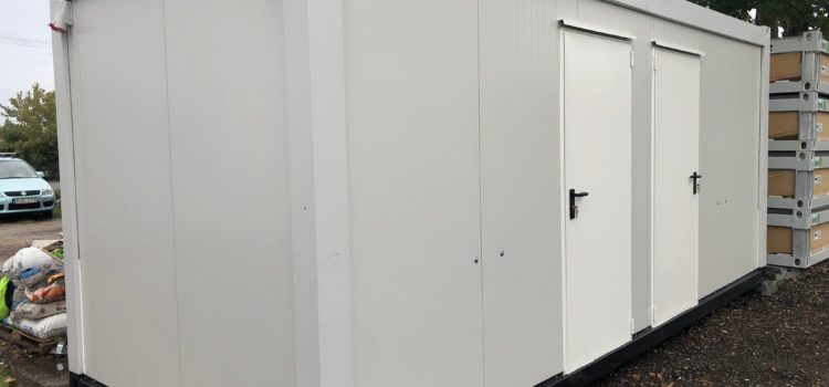 20′ új osztott szaniterkonténer (WC konténer)