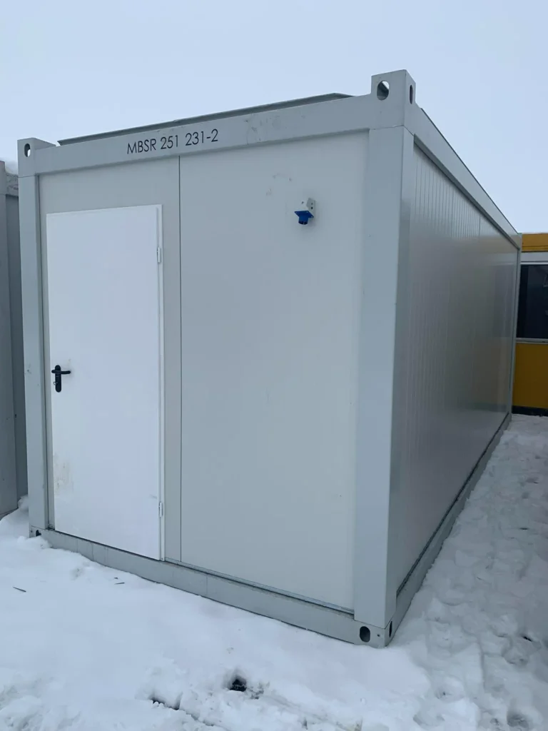 Új 20 láb méretű, szigetelt irodakonténer eladó